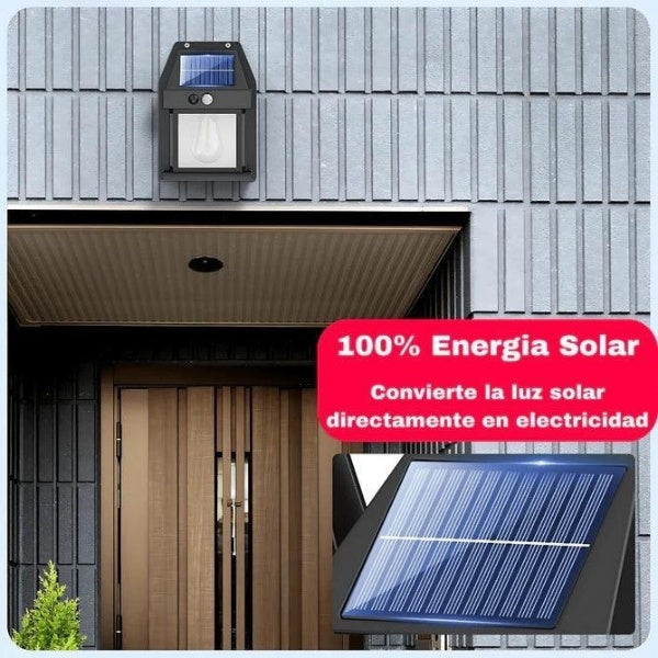 Lámpara Solar con Sensor de Movimiento